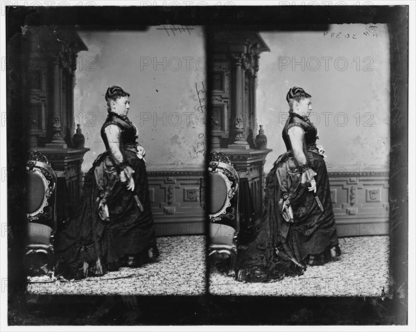 First Lady Julia Grant, 1865-1880. Creator: Unknown.