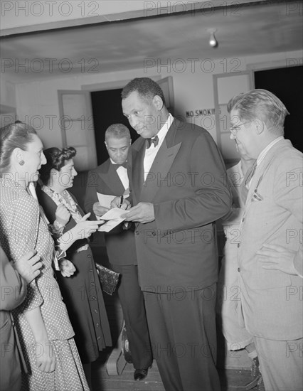 Russian war anniversary benefit at the Watergate, Washington, D.C., 1942. Creator: Gordon Parks.