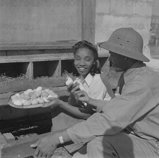 Bethune-Cookman College, Daytona Beach, Florida, 1943. Creator: Gordon Parks.