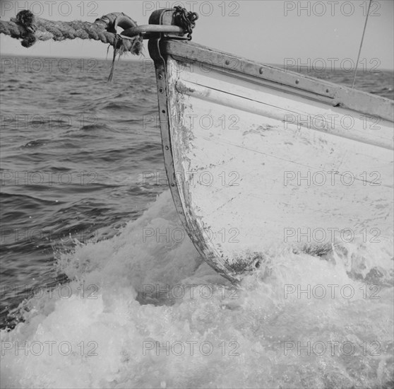 On board the fishing boat Alden out of Gloucester, Massachusetts, 1943. Creator: Gordon Parks.