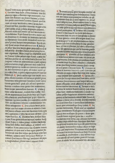 Folio Seventeen from Burchard of Sion's De locis ac mirabilibus mundi, or an Illuminate..., c. 1460. Creator: Burchard of Mount Sion.