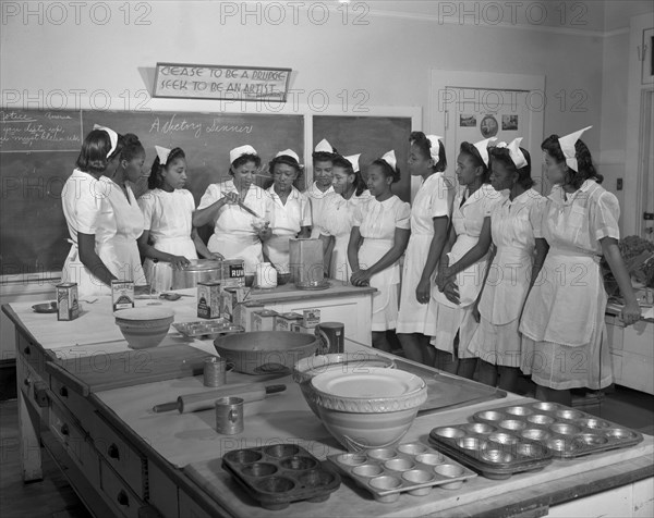 Bethune-Cookman College, Daytona Beach, Florida, 1943. Creator: Gordon Parks.