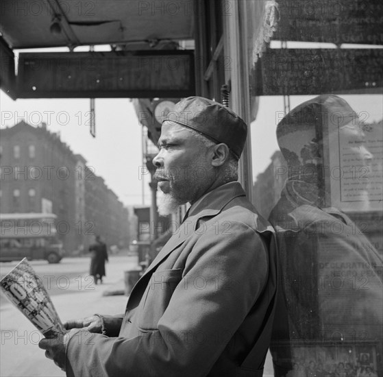 New York, New York. A follower of the late Marcus Garvey who started the "Back to Africa" movement.