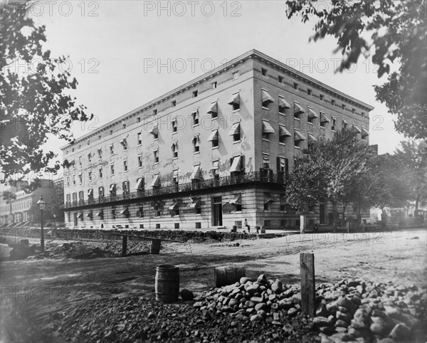 Old Winder Building, 17th St., N.W., below Pa. Ave., Washington, D.C., between 1860 and 1880.