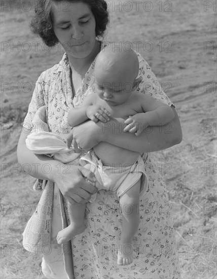 Oregon, Josephine County, near Grants Pass. Hop picker's family. They live in grower's camp.