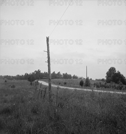 Route 501. One mile north of Bethel Hill High School, Person County. Map code: Person 17.