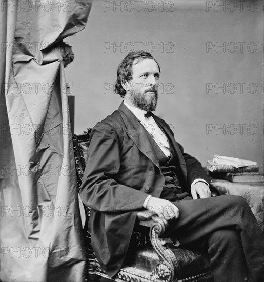 Senator Benjamin F. Rice of Arkansas, 1860-1875. Senator B.F.Rice, between 1860 and 1875.