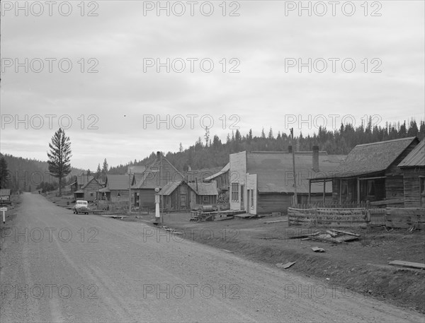 Tamarack, Adams County, Idaho. This town is nearly deserted since the sawmill shut down.