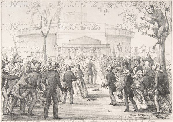 Castle Gardens, The Second Deluge, First Appearance of Jenny Lind in America, 1850.