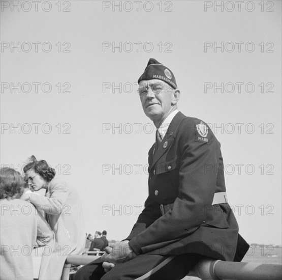 Gloucester, Massachusetts. Memorial Day, 1943. Portrait of an American legionaire.