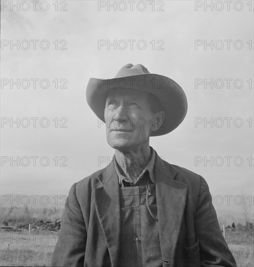 Farmer from Nebraska now developing eighty-acre stump farm. Bonner County, Idaho.