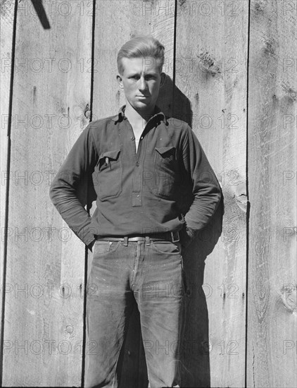 One of the thirty-six members. Ola self-help sawmill co-op. Gem County, Idaho. .