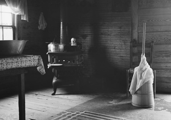 Corner of kitchen. Home of tobacco sharecropper. Person County, North Carolina.