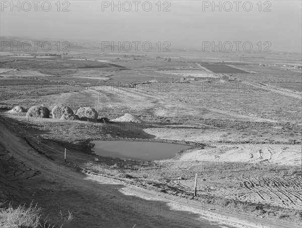 Looking across the Malheur Valley from Lincoln Bench. Malheur County, Oregon.