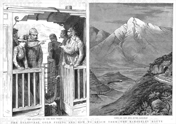 ''The Transvaal Gold Fields and how to reach them--The Kimberly Route', 1890.