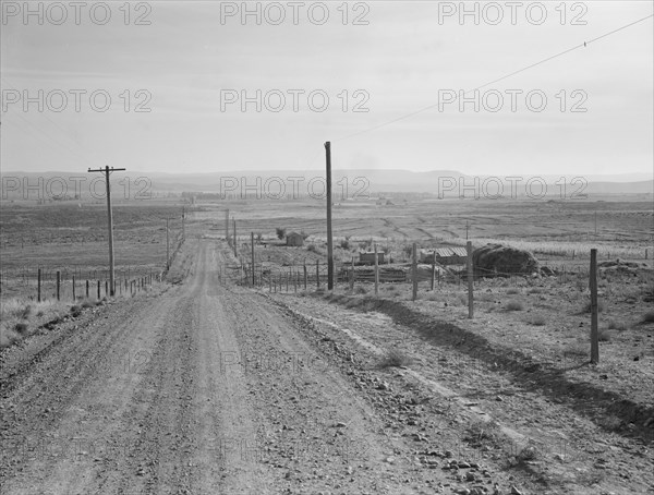 Owyhee project landscape. East Bench, west of Vale, Malheur County, Oregon.