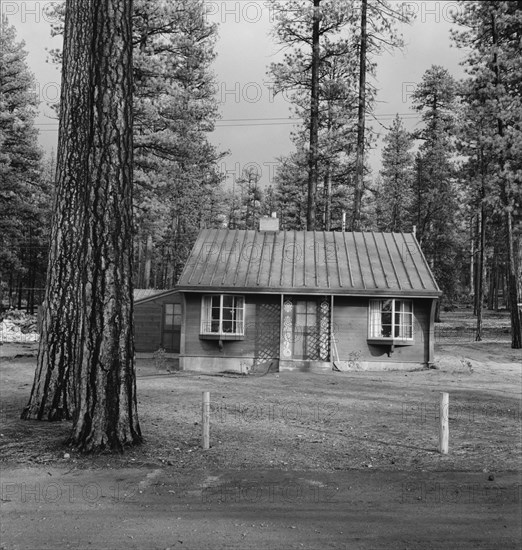 Type house in model lumber company town for millworkers. Gilchrist, Oregon.