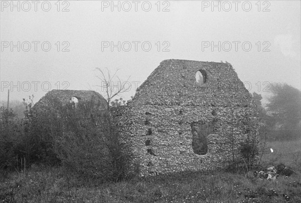 Tabby construction. Ruins of supposed Spanish mission, St. Marys, Georgia.