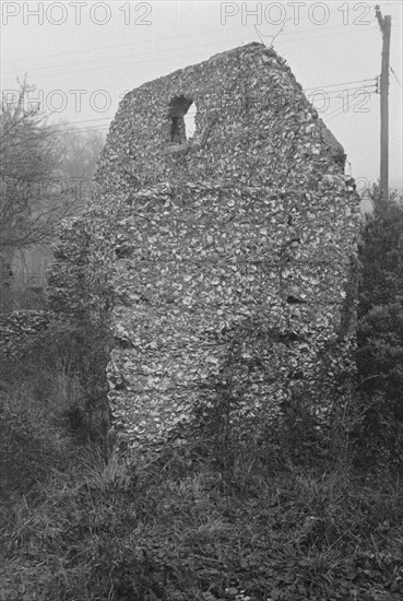 Tabby construction. Ruins of supposed Spanish mission, St. Marys, Georgia.