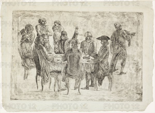 Le Déjeuner de Voltaire à Ferney or Le Souper des Philosophes, c.1773-75.