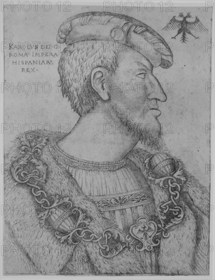 Portrait of the Holy Roman Emperor Charles V facing right, ca. 1520-1540.