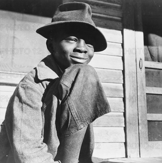 Daytona Beach, Florida. Young boy whose ambition is to become a soldier.