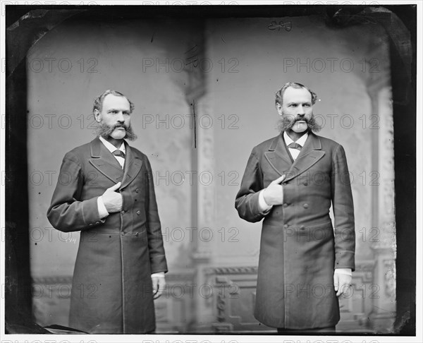 Colonel J.T. Quinn, 1865-1880. Quinn, Col. J.T., between 1865 and 1880.