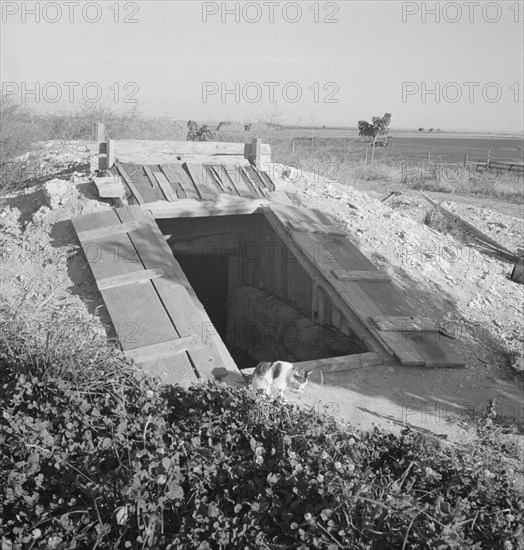 Storage cellar, typical of area. Dead Ox Flat, Malheur County, Oregon.