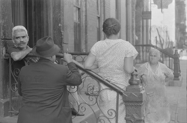 New York, New York. 61st Street between 1st and 3rd Avenues. Tenants.