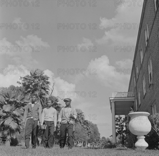 Daytona Beach, Florida. Bethune-Cookman College. Scene on the campus.