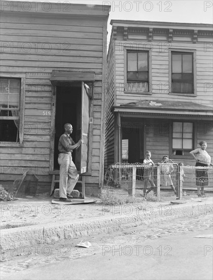 Housing. Richmond, Virginia. Twelve dollars a month for three rooms.