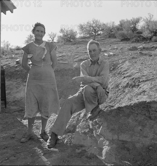 Mr. and Mrs. Sam Cates, Cow Hollow farmers. Malheur County, Oregon.