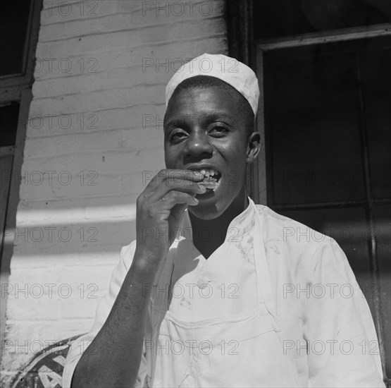 Washington, D.C. A dishwasher who works in a waterfront restaurant.