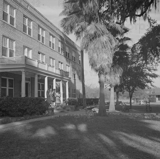 Daytona Beach, Florida. Bethune-Cookman College. Girl's dormitory.