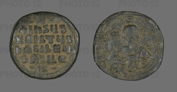 Anonymous Follis (Coin), Attributed to John I Tzimisces, 972-976.