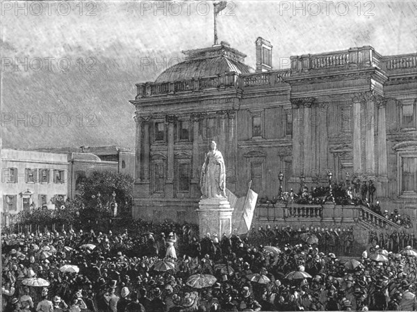 ''Unveiling the Queen's Statue at Capetown, South Africa', 1890.