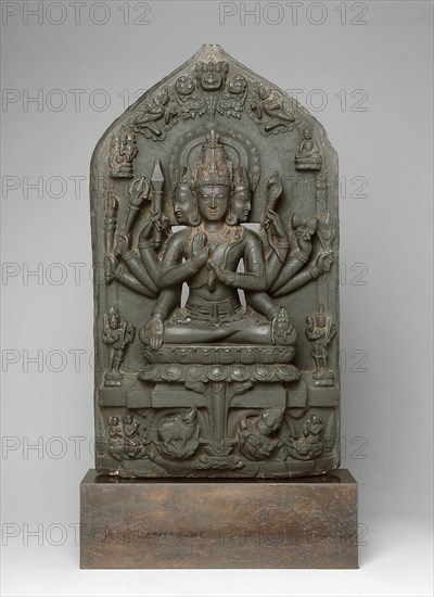 Cosmic Form of Shiva (Sadashiva), Pala period, c. 11th century.