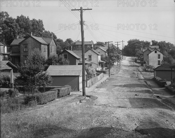 Back street. Mount Pleasant, Pennsylvania. Westmoreland County.