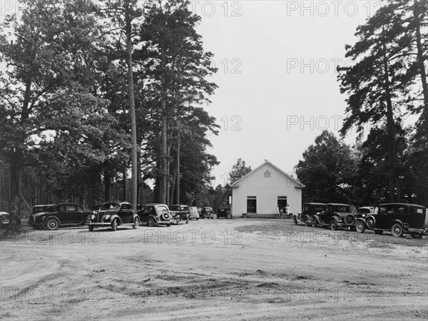 Wheeley's Church and grounds. Person County, North Carolina.