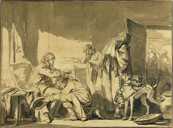 The Paternal Blessing, or The Departure of Basile, c. 1769.