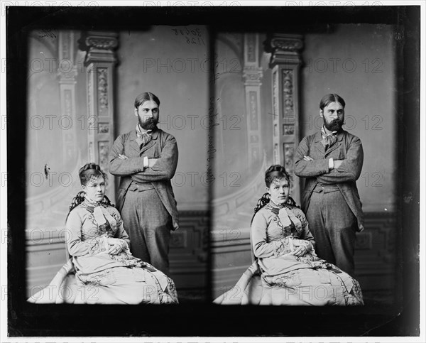 Satoris, Mr. & Mrs. (Nellie Grant), between 1865 and 1880.