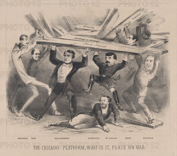 The Chicago Platform, What is It, Peace or War, ca. 1864.