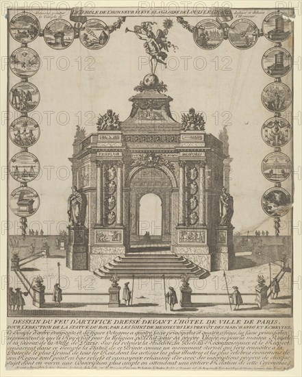 The Temple of Honor of the Glory of Louis le Grand, 1689.