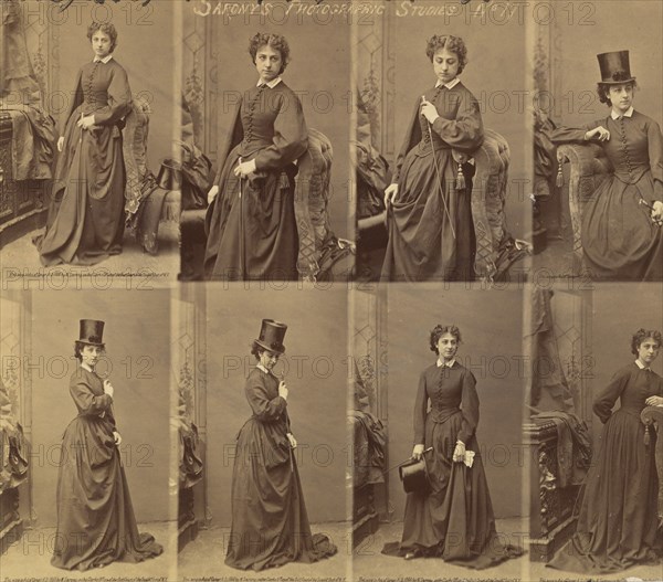 [Advertisement for Sarony's Photographic Studies], 1880s.