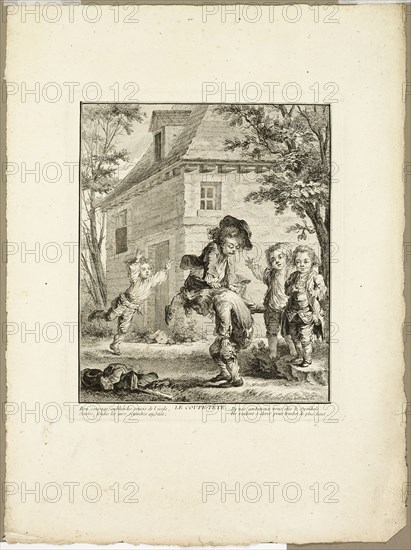 Leap Frog, from The Games of the Urchins of Paris, 1770.