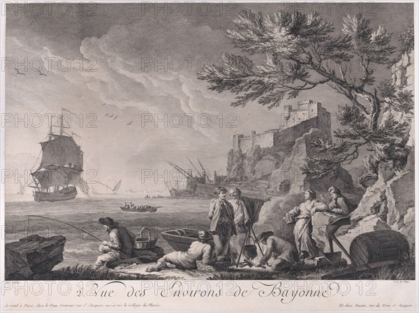 Second View of the Surroundings of Bayonne, ca. 1750-85.