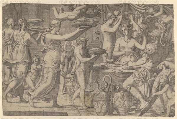 Mars and Venus Served by Cupid and the Graces, 1545-50.