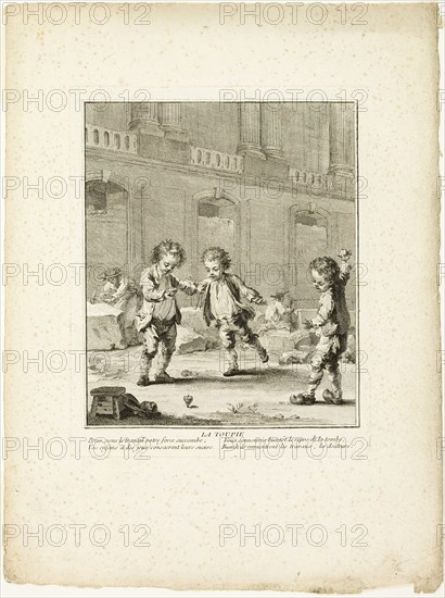 The Top, from The Games of the Urchins of Paris, 1770.