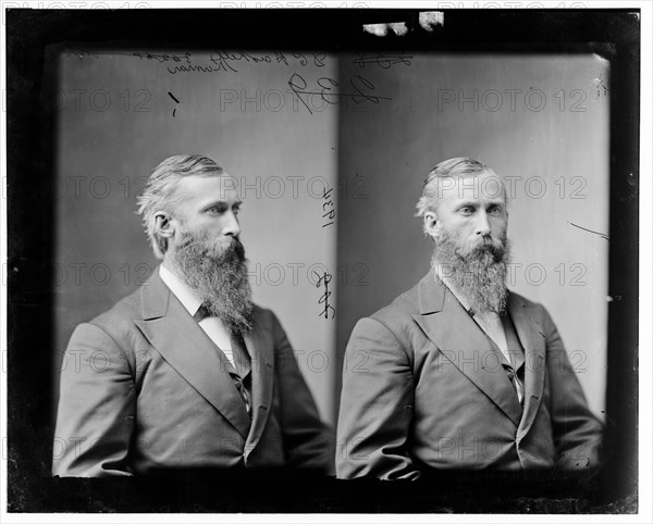 Haskell, Hon. Dudley of Kansas, between 1865 and 1880.