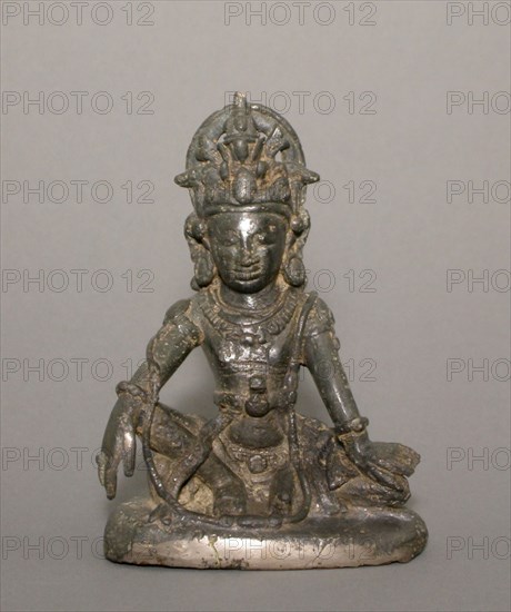 Seated Bodhisattva Maitreya, Pyu period, 7th century.